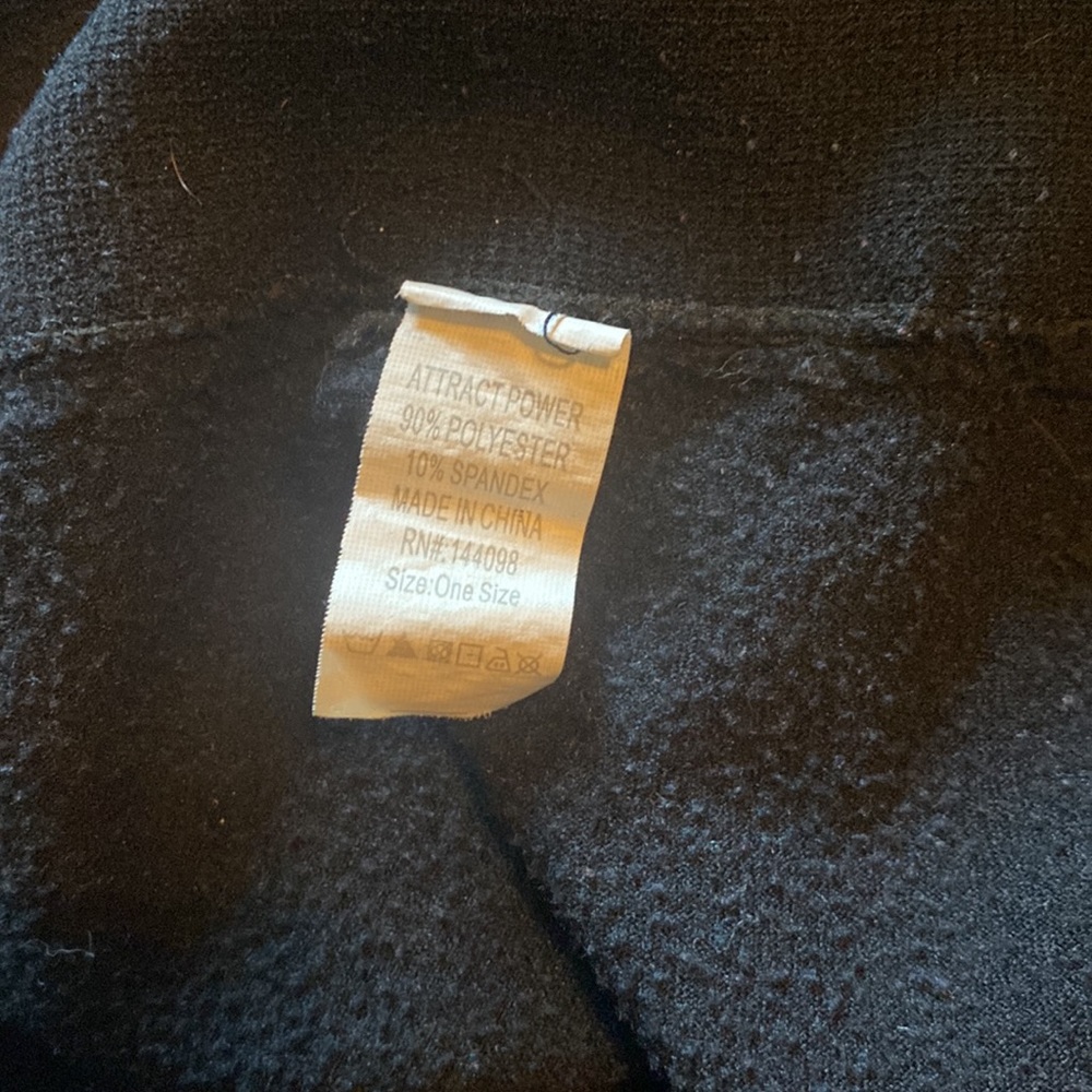2 pair Black Fleece lined Leggings - Picture 2 of 2
